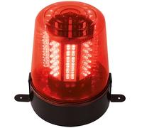 Gyrophare 108 led rouge 12v + alim 220v girophare