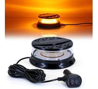 Gyrophare à LED, gyrophare orange 12V-24V jaune gyrophare avec câble magnétique pour chariot élévateur-tracteur voiture
