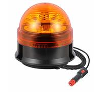 Gyrophare balise LED Orange avec base magnétique pour véhicules 12/24V