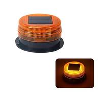 Gyrophare D'avertissement LED Ambre Gyrophare Énergie Solaire Sans Fil Rechargeable Lampe Stroboscopique LED Pour Machines Agricoles Véhicule Feux D'avertissement Lumière Stroboscopique D'urgence