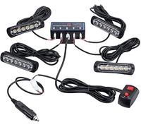 Gyrophare de danger d'avertissement de contrôle de boîte de commande LED clignotante en ambre avant arrière pour calandre