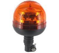 Gyrophare et gyroflash à LED (3 modes: 2 flash + 1 rotatif), 10-30V, 36W, orange, sur tige flexible