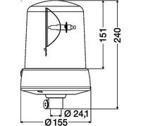 Gyrophare HELLA 2RL 008 063-111