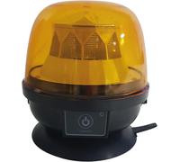 Gyrophare LED avec pied magnétique Batterie, 12/24V