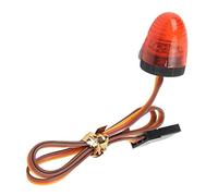 Gyrophare LED de 4,8 V à 6 V pour voiture de police télécommandée, 17 x 13 mm, câble de 290 mm, pour voiture de police/ambulance télécommandée de simulation à l'échelle 1/10 (Rouge)