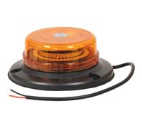 Gyrophare LED extra plat 12/24V double flash fixation à plat SODIFLASH - 16310