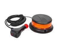 Abtech Gyrophare LED magnétique Extra Plat Homologué 12V - 24V Allume Cigare