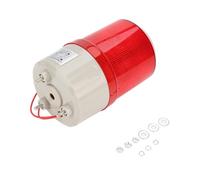 Gyrophare LED Rotatif 220V avec Alarme Sonore Voyant d'Avertissement pour Chantier et Sécurité