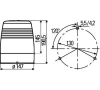 Gyrophare HELLA 2RL 008 965-011