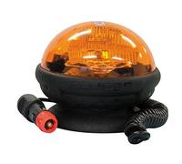 Gyrophare orange magnétique Ellipse 12/24V 21 W avec prise allume cigare