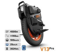 Gyroroue Inmotion V13 Pro 10000 W Noir et Orange