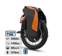 Gyroroue électrique Kingsong S19 Pro 50S 3500 W Noir et Orange