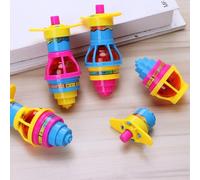 Gyroscope À Pression Clignotante, Jouet Classique Pour Enfants, Poignée D'Éjection Lumineuse En Plastique, Cadeau Idéal, 1 Pièce