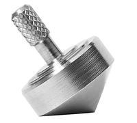 Gyroscope à toupie Magique en métal argenté, Mini Jouets à retournement Automatique sans résistance, noël pour Enfants.