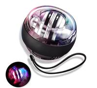 Gyroscope D'Exercise à Main avec Lumière LED - Power Wrist Ball pour L'entraînement Musculaire des Mains et Bras - Démarrage Automatique