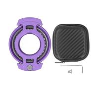 Gyroscope du Bout des Doigts en métal, Jouet Anti-Stress, Anneau de décompression Rotatif, Outil de Mise au Point mécanique pour Adultes, employés de Bureau, étudiants, Cadeau (Violette)