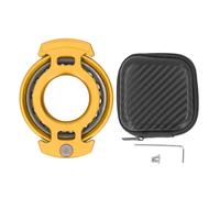 Gyroscope du Bout des Doigts en métal, Jouet Anti-Stress, Anneau de décompression Rotatif, Outil de Mise au Point mécanique pour Adultes, employés de Bureau, étudiants, Cadeau (Orange)