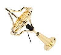 Gyroscope Jouet, Précision Robuste et Stable Gyroscope Anti-Gravité en Alliage d'Aluminium avec Support pour Adultes pour Cadeau Éducatif pour Décompression pour Enfants