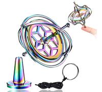 Shine Us Toupie gyroscope, jouet d'équilibre en métal anti-gravité coloré, cadeau éducatif pour enfants (Top-001)