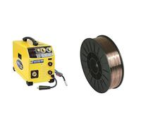GYS 032255 Easymig 160 230 V & GYS -Bobine de Fil Acier Ø 0, 8 G3Si1/ ER70S-6- Bobine S200/ 5 kg