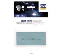 GYS - 5 102x40 ECRANS INTERNES 102 x 40-Lot DE 5-pour Masque Techno 11