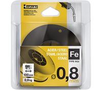 Fil plein acier G3Si1/ER70S-6 Ø 0,8 - Bobine S100 / 0,9kg TOPARC - 086609