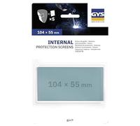GYS - écrans internes 104 x 55 - Lot de 5 - pour Masques de Soudage Master 11 - Expert 11 - Promax