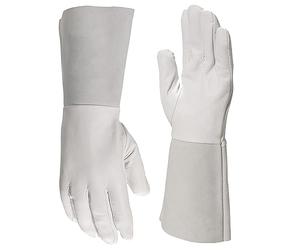 GYS - Gants de Soudage Pro TIG - Taille 10 - manchette en CROUTE Blanc