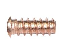 GYS - Goujons auto filetants acier Ø 5 x 12 - Lot de 100 pièces, Cuivré