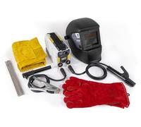 GYS, GYSMI 160A, Poste à Souder à l'Électrode Enrobée 160A Monophasé 230V (MMA), Avec Masque LCD TECHNO 11, Porte-électrode, Câble de Masse, 10 Éléctrodes Ø2,5mm, Marteau/Brosse, Gants, Tablier