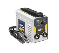 GYS, GYSMI 200A, Poste à Souder à l'Électrode Enrobée 200A Monophasé 230V (MMA), Arc Force, Antisticking, Hot Start, Avec Porte-électrode, Câble de Masse