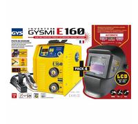 GYS Gysmi E160 Mma Electrodes Soudeur 031456 + Casque de Soudage Maintenant 013