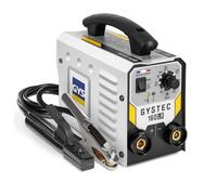 GYS, GYSTEC 180 LA, Poste à Souder à l'Électrode Enrobée 180A Monophasé 230V (MMA), TIG DC Lift, Arc Force, Antisticking, Hot Start, Avec Valise, Porte-électrode, Câble de Masse