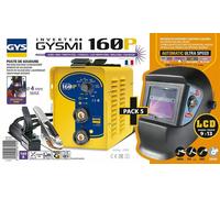 GYS Inverter Mma Soudeur Gysmi 160 P 031555 + Casque de Soudage LCD Techno 9/13