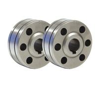 GYS Lot de 2 galets Type B pour fil plein aluminium - 1,0 / 1,2 mm