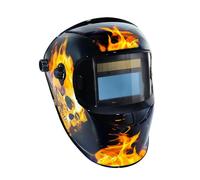 GYS, Masque de Soudage LCD FIREMAN 3/5-13 G True Color, Teinte 3/5>13, Champ de Vision 100x50mm, Assombrissement Auto 0,08ms, Classe Optique 1/1/1/2, pour MMA, TIG, MIG/MAG & Meulage