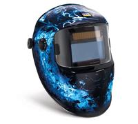 GYS, Masque de Soudage LCD PROMAX 3/5-13 G BLUEWATER True Color, Teinte 3/5>13, Champ de Vision 100x50mm, Assombrissement Auto 0,08ms, Classe Optique 1/1/1/2, pour MMA, TIG, MIG/MAG & Meulage