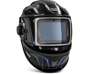 GYS, Masque de Soudage Respiratoire LCD HECTOR 3/4-13 G AIR True Color, Teinte Variable 3/4-13, Champ de Vision 108 x 74 mm, Assombrissement Auto 0,04 ms, Protection Ventilée pour MMA, TIG, MIG/MAG.