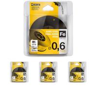 GYS, Métal d'Apport MIG/MAG, Fil Plein Acier SG2 ER70S-6/G3Si1 Ø 0,8 mm, Bobine 0,9 kg S100 (Lot de 4)