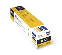 GYS, Métal d'Apport MMA, 355 Baguettes/Électrodes de Soudage Enrobées Rutiles E6013 Ø 2,0 mm x 350 mm, Étui, Pour Soudage Acier Toutes Positions