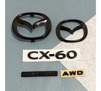 GYSCKN Emblème Badge Sticker pour Mazda CX-60 2022, Logo Emblème Insigne Badge Autocollants Décoration Accessoires Extérieur Voiture,All