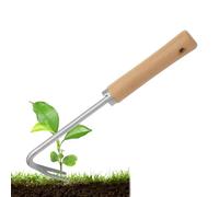GYSRXS Couteau Desherber de Jardin Outil de Désherbage en Acier Inoxydable Désherbeur Manuelle avec Manche pour Désherbage,Dragage du Sol,Creusement de Légumes, Repiquage,25.7×7.5CM