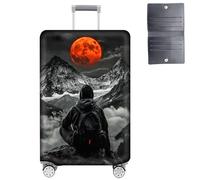 GYSYZJDH Housse de protection pour valises de 48,3 à 50,8 cm, approuvée par la TSA, élastique, anti-rayures, lavable, pour bagages à main et sacs enregistrés, Aventurier, XL (for 30-32 inch Luggage)