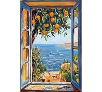 GYTRI CGFHJ Affiche style Henri Matisse《Fenêtre ouverte》Estampes murales 40x60cm non encadrées