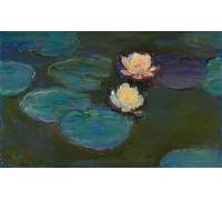GYTRI CGFHJ Claude Monet Affiche Impressions En Couleur Abstrait Photo D’art Mural《Nénuphar》Claude Monet Paysage Peinture Sur Toile Pour La Maison 50x90cm Non Encadré