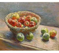 GYTRI CGFHJ Claude Monet Affiche Impressions En Couleur Image D’art Mural Abstrait《Nature Morte Aux Pommes》Claude Monet Peinture Sur Toile Pour La Maison 50x60cm Sans Cadre