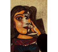 GYTRI CGFHJ Estampes de Pablo Picasso《Portrait de Dora Maar》par Pablo Picasso Affiche murale abstraite Peinture de personnes en toile pour la déco intérieure 50x60cm Non encadrée