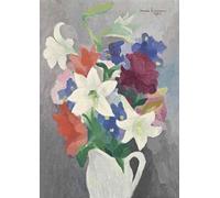 GYTRI CGFHJ Estampes Marie Laurencin 《Fleur de vase》 par Marie Laurencin Affiche Esthétique murale Image Nature morte Toile Peinture pour la décoration intérieure 50x70cm Non encadrée