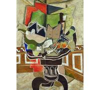 GYTRI CGFHJ Georges Braque Affiche Georges Braque Peinture sur toile Art mural abstrait 《Table Nature morte》Photo Georges Braque Impressions Pour La Maison 40x60cm Non encadré