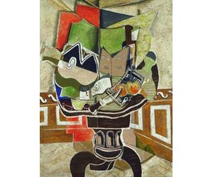 GYTRI CGFHJ Georges Braque Affiche Georges Braque Peinture sur toile Art mural abstrait 《Table Nature morte》Photo Georges Braque Impressions Pour La Maison 40x60cm Non encadré